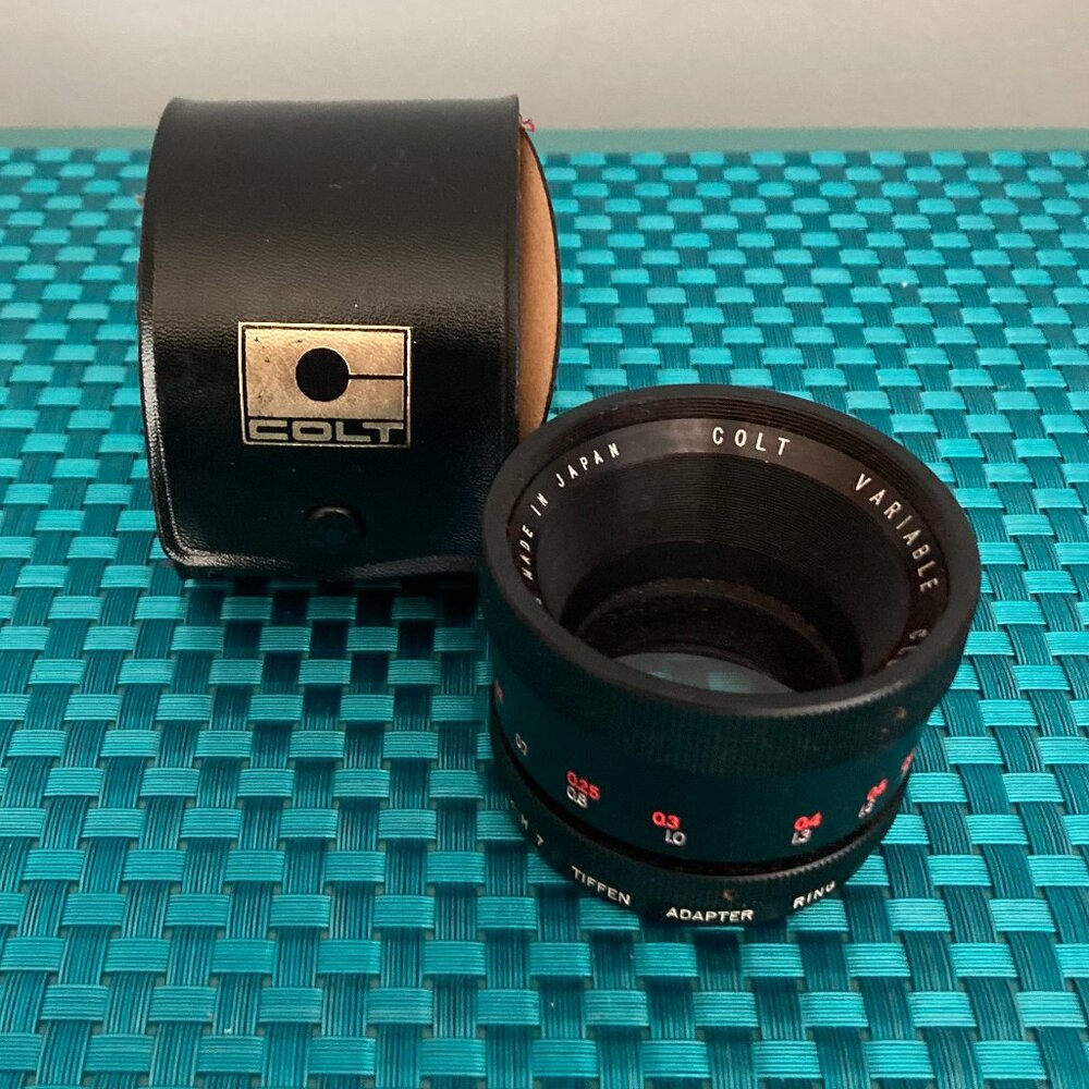 Vintage Colt Variable Close-Up Lens Made in Japan with Case.